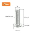 thumbnail image 2 of M6-1 x 25mm 50 Pack Vis Plates Rondes en Métal pour Machine d'Entraînement Phillips, 2 of 6