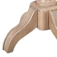 thumbnail image 4 of Cherie Round End Table- Light White Washed Solid Rubberwood- 24 Inch, 4 of 5