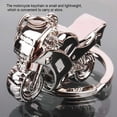 thumbnail image 3 of Motorcycle Keychain Simple Design Metal Solid Pendant Fashion Smooth Surface Men Key Holder Ring Keyring Birthday Souvenir Christmas Gifts, 3 of 8