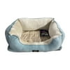 Serta Perfect Sleeper Orthopedic Cuddler Pet Bed, 34" x 24", Light Blue