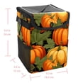 thumbnail image 5 of Thanksgiving Pumpkin Leaves Foldable, with Lid, Leak-Proof, Hanging Storage Bag Car Trash Can - Car Garbage Can - Trash Can for Car, 5 of 6