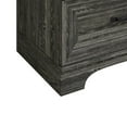 thumbnail image 6 of Castle Place Traditional 6 Drawer Wooden Dresser, Dark Grey, 6 of 8
