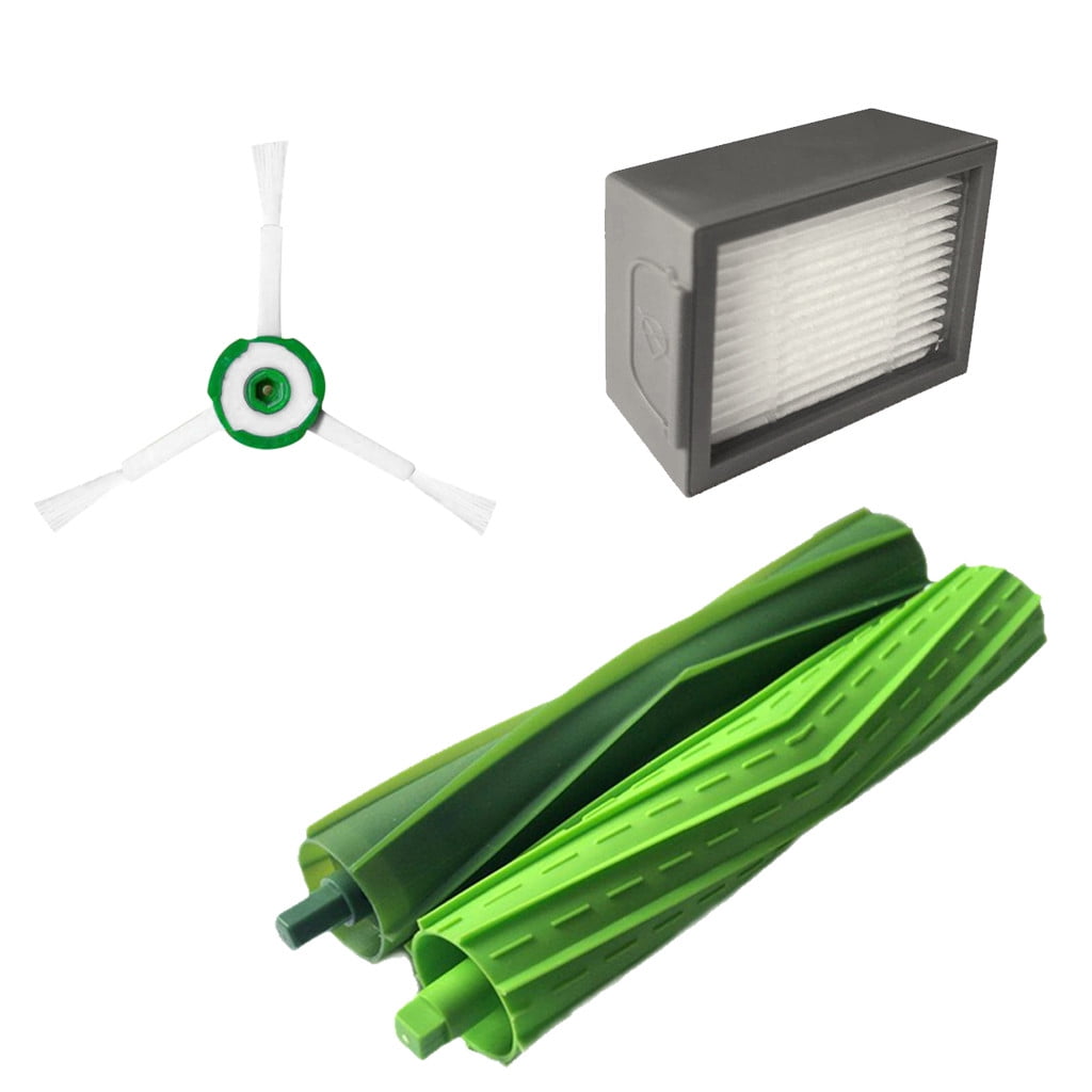 3PC Replacement Bristle Brushes Kits for iRobot Roomba i7 i7+i7 Plus E5 /E6 E7 