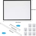thumbnail image 3 of Puerta mágica para perros, red de seguridad plegable y portátil para puertas de escaleras con correa de extensión de 2 cm, barrera de seguridad para instalar en cualquier lugar para perros y gatos - 1, 3 of 5