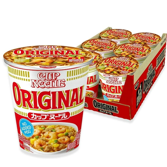 2 x - Nissin Cup Noodle Ramen Noodle Soup, Original, 2.4 Ounce (Pack of 6)