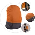 thumbnail image 3 of Housse de Pluie en Polyester Orange pour Sac à Dos Randonnée Imperméable, 3 of 8
