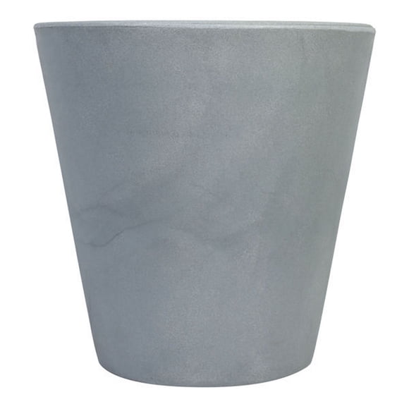 maceta 18" plástico imperial gris (139235)