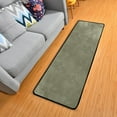 thumbnail image 5 of Ryvnso Olive Green Hallway Runner Rugs Floor Carpet Non Slip Entryway Mat 2' x 6', 5 of 7