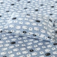 thumbnail image 5 of Woolrich 4-Piece Blue Sheep Cotton Flannel Sheet Set, King, 5 of 10