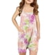 thumbnail image 1 of Odeerbi 5-14 Años Niñas Traje de Verano Cute Tie-Dye Camisola Romper Casual Respirable Comfortable Overalls Pantalones Cortos Con Bolsillos, 1 of 5