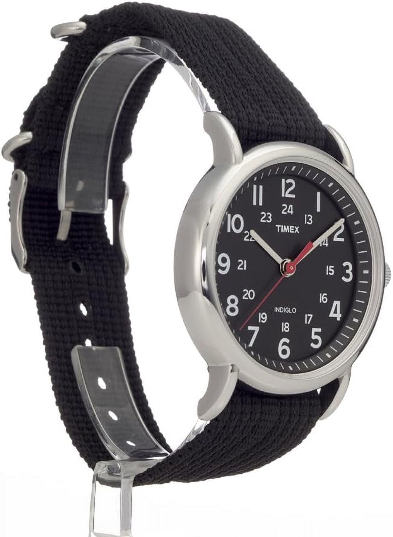 Men's T2N647 Weekender Watch with Black Nylon Strap