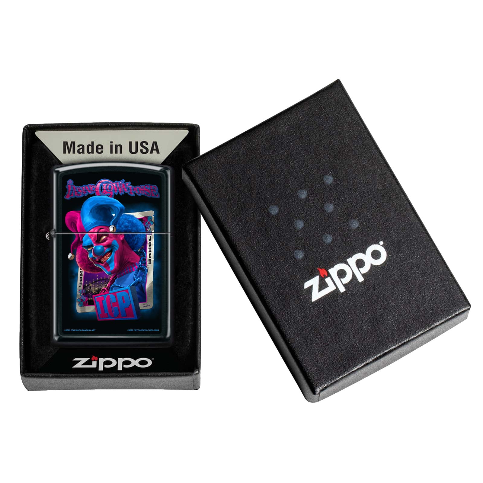 ICP Carnival of Carnage - Blue Matte Zippo Lighter