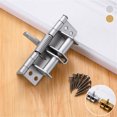 thumbnail image 4 of Boovnll Tool Kit, 2Pcs 4 Inch Invisible Door Spring Hinge Automatic Door Closing Hinge Wooden Door Hinge Multifunctional Door Closer with Positioning 90 Degrees, Tool Set, Home Essentials, 4 of 6