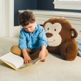 thumbnail image 3 of Sweet Seats Monkey Backrest Pillow for Kids, 26" x 16", 3 of 5