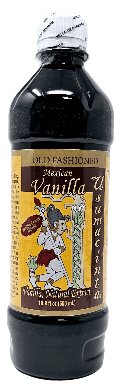Usumacinta Pure Amber Mexican Vanilla Extract, 16.9oz, Made in Jalisco Mexico