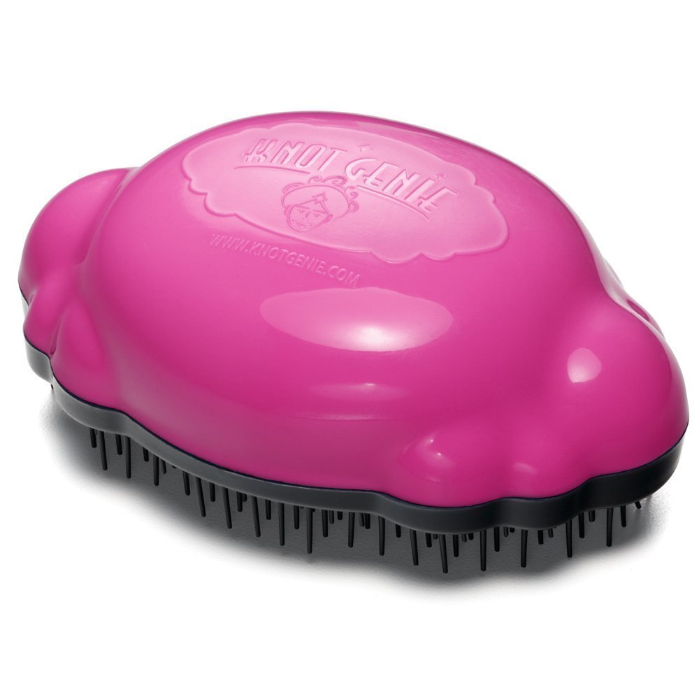 Knot Genie Detangling Hair Brush for Kids (Fairy Pink) Perfect Detangling Brush for Curly Hair