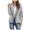 Dark Gray, variant on Fleece Jacket Women Fall Winter Long Sleeve Hooded Pocket Solid Color Double Face Fleece Warm Casual Jacket For Cold Weather Women's Down Jacket