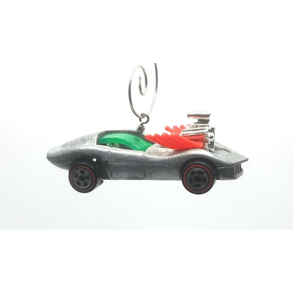 Christmas Ornament for Chevy Corvette Concept Silver Metal