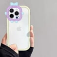 thumbnail image 7 of Color Edge Phone Case with Cute Bow Knot Camera Frame Lens Protection, Shockproof Soft Clear Case for iPhone 11 Pro Max, 7 of 7