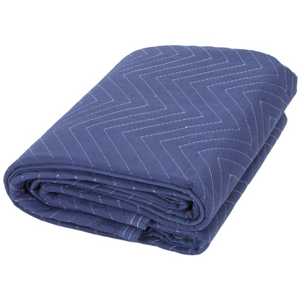 Brand 280963 Moving Blanket, 3.75' x 6', Blue, Moving blanket is