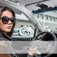 thumbnail image 5 of Marco de gafas de coche, marco de gafas universal para parasol de coche, clip de marco de gafas de sol para parasol de coche, clip de cuero para colgar gafas, estuche de gafas de coche (negro de una, 5 of 5