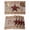 brown, variant on Placemats Set of 4, Red Texas Star Farmhouse Woven Placemat, Linen Place Mats for Kitchen/Dining Tables, Black Plaid Berry Country Washable Table Mats for Party