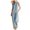 Light Blue, variant on 2 Piece Sets Women Color Block Lounge Sets Sleeveless Top Wide Leg Pants Matching Casual Travel (White, XXL)