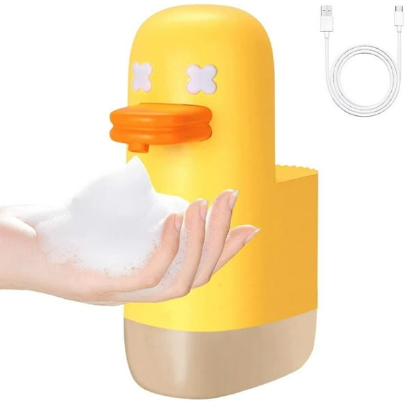 Automatic Soap Dispenser, Rechargeable Foaming Soap Dispenser, Ipx4 Waterproof, Bubble Duck Soap Dispenser