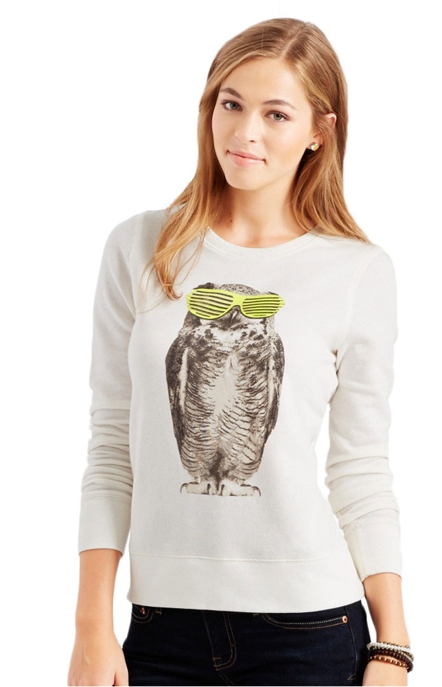 womens owl sweatshirt