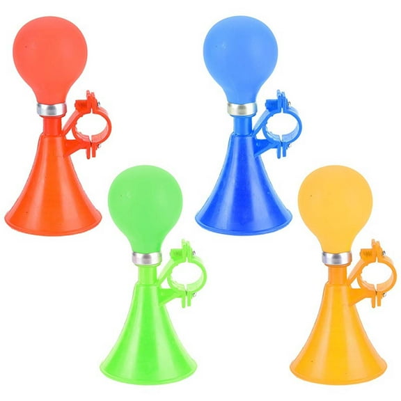 Cheers.US Bugle Horn Retro Horn Kids Bike Horn Classic Vintage Plastic Twist Loudspeaker Siren Hooter Snail Air Horn for Vehicles Bicycles Golf Cart