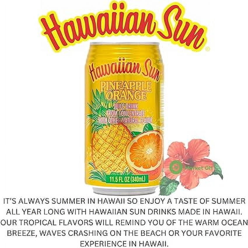 Hawaiian Sun Drinks - Pineapple Orange (11.5floz x 6 cans
