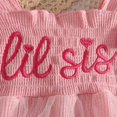 thumbnail image 5 of Toddler Baby Girls Clothes Sets Letter Ruffled Long Sleeve Romper Dress with Hairband Kids Fall Winter Holidays Casual Lace Jumpsuit Dress 6-12 Months, 5 of 9