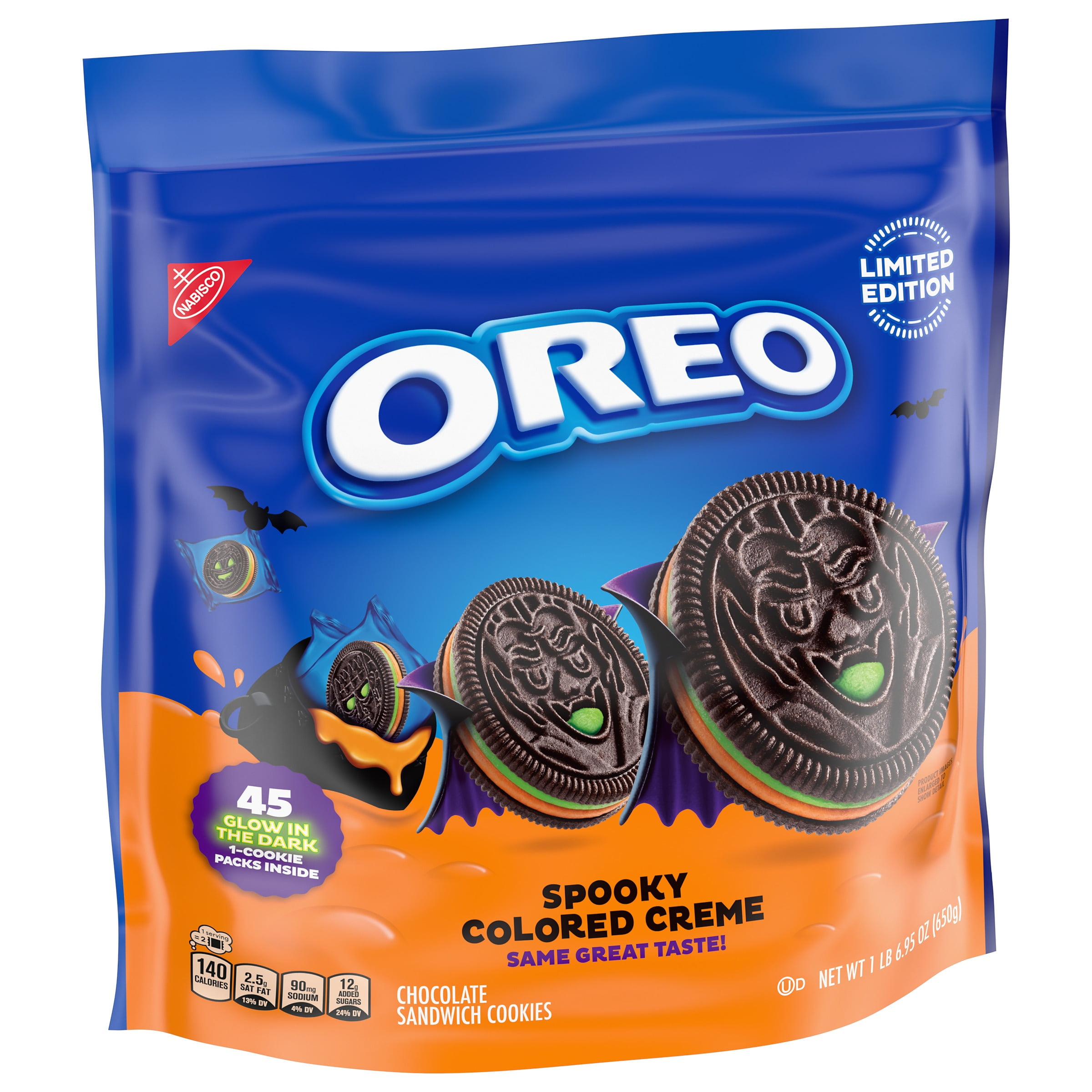 OREO ハロウィンパック 24枚入り Amazon.co.jp: モンデリーズ オレオ ハロウィンパック バニラクリーム