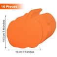 thumbnail image 2 of 16pcs Foam Pumpkin Shape Craft Kit Halloween Sticker Diy Decoration, 2 of 5