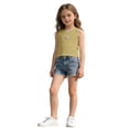 thumbnail image 6 of CYRBOKO Toddler Girls Tank Tops, Casual Vacation Cotton Sleeveless Summer T-Shirts Yellow Size 2-3 T, 6 of 8