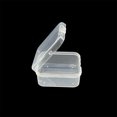 thumbnail image 2 of Recipiente de plástico transparente Caja de almacenamiento transparente con tapa con bisagras Artesanía Joyas Misceláneas Maquillaje Estuche Almacenamiento y organización del hogar 18 piezas Injueey HA084433-01, 2 of 6