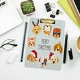 thumbnail image 7 of FMSHPON Cute DogChritsmas Clipboard Hardboard Wood Nursing Clip Board and Pull for Standard A4 Letter 13x9 inches, 7 of 7