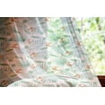 thumbnail image 2 of Watercolor Tulle Curtains with Rod Pocket, Coconut Fruit Exotic Nature Palm Tree Leaves Aloha Hawaii Polynesian Food, Sheer Drape for Wedding Party 2 Panels, 7 Sizes, Green Pale Brown, by Ambesonne, 2 of 3