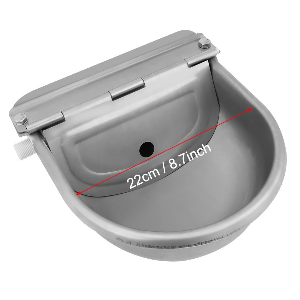 automatic water trough stainless steel bowl