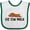 White and Green, variant on Inktastic Napping Dis Tew Much Daschund Weiner Dog Brown Boys or Girls Baby Bib