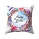thumbnail image 2 of Funda de cojín para decoración del hogar de piel de melocotón con corona de acuarela de conejito de Pascua Wmkox74yii hfskjfh67, 2 of 2