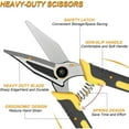 Uooglle 9-Inch Heavy Duty Scissors, Multifunction Shears for Cutting ...