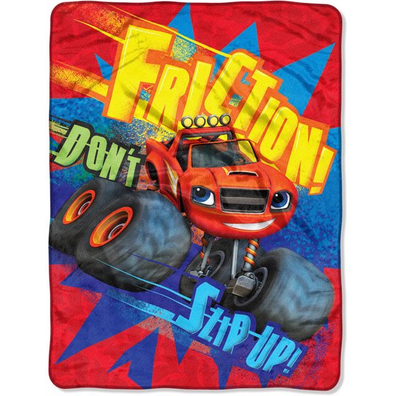 Blaze and the Monster Machines 'Friction!' Throw Blanket
