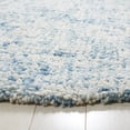 thumbnail image 3 of SAFAVIEH Abstract Ethelyn Solid Area Rug, Blue/Ivory, 6' x 6' Round, 3 of 10