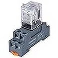 thumbnail image 3 of Electromagnetic Power Relay, 8-Pin 10 Amp 24V Ac Relay Coil With Socket Base, Led Indicator, Dpdt 2No 2Nc - My2Nj [Applicable For Din Rail System], 3 of 4