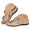 Beige, variant on Orthopedic Sandals Women Open Toe Flower Platform Wedge Slides with Arch Support for Plantar Fasciitis Comfortable Walking (Beige,7)