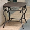 thumbnail image 1 of Pemberly Row Table d'Appoint de Patio en Osier Couleur Chocolat, 1 of 1
