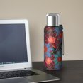 thumbnail image 5 of 20 Oz Pioneer Flower Coffee Tumbler Double Wall Insulated Stainless Steel Water Bottle | Metal Reusable Thermoses Flask with Cup Cap | Leak & Sweat Proof with Anti-Dust Lid, 5 of 7