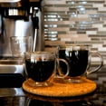 thumbnail image 2 of 2 Pack Glass Coffee Cups, Double Wall Thermo Insulated Glass Coffee Cups, Glass Coffee Mugs 8.5 Ounce YE949.595, 2 of 7
