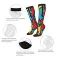 thumbnail image 3 of Susaid Colorful Arrow Graffiti Pattern Print Thermal Winter Socks for Men and Women, Warm Crew Hiking Socks, for Boots and Outdoor Activities, 3 of 6